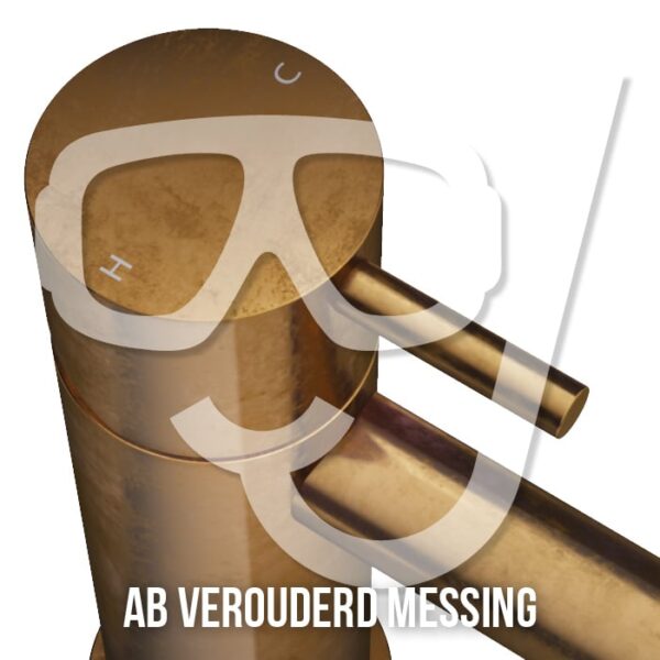 40880001AB Verouderd Messing 39