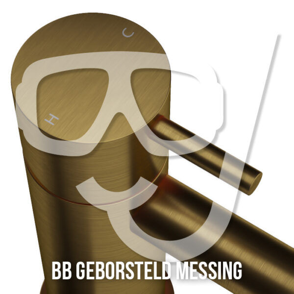 40880001BB Geborsteld Messing 39