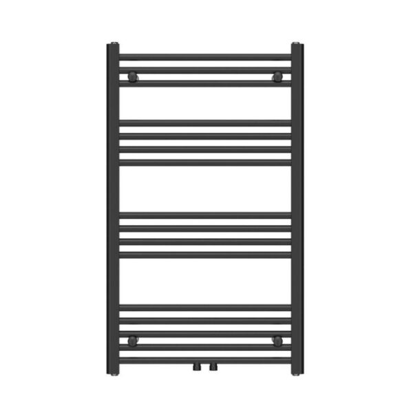 Adema Basic radiator 60x100cm recht middenaansluiting mat zwart