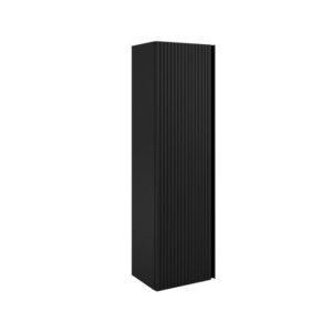 Adema Prime Blend Hoge Kast - 120x34.5x27.5cm - 1 deur - mat zwart - MDF ARES_HIGH_CABINET_Matt Black