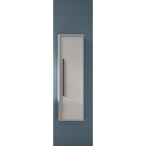 Adema Prime Essential Hoge Kast - 120x34.5x34.5cm - 1 deur - mat greige (grijs) - MDF AQUA_HIGH_CABINET_Griggio