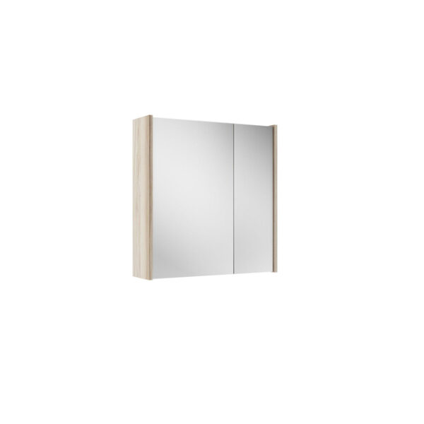 Adema Spiegelkast - 60x63x16cm - inclusief zijpanelen - beech (hout) SW812066/SW910735