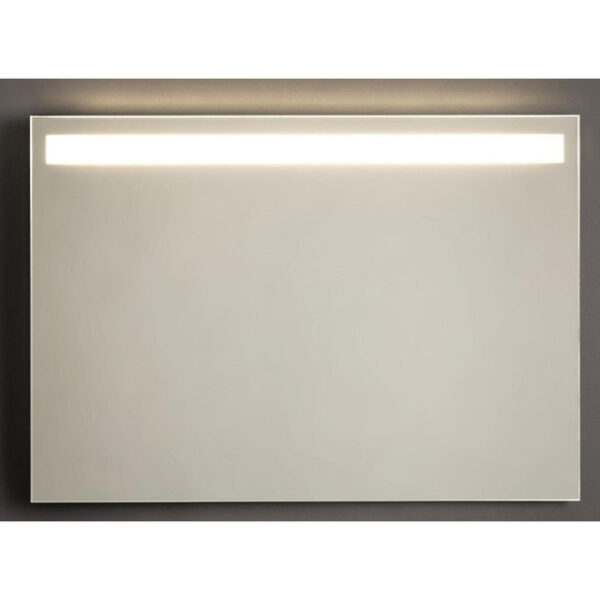 adema squared 2.0 badkamerspiegel 100x70cm met bovenverlichting led met sensor schakelaar sw647633