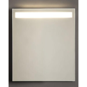 Adema Squared 2.0 badkamerspiegel 60x70cm met bovenverlichting LED met sensor schakelaar SW10-60