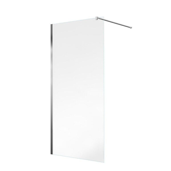 AKTIE inloopdouche 140x200cm 8mm veiligheidsglas anti kalk chroom SW208805