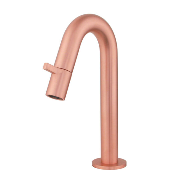 Best Design Lyon Baldini toiletkraan keramisch binnenwerk 21cm rose mat goud 4009390