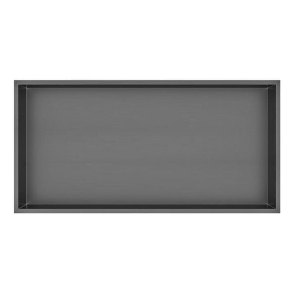 best design moya inbouwnis 30.5x61x7cm gunmetal sw767418