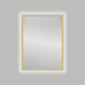 best design nancy isola led spiegel 60x80cm aluminium mat goud sw451318