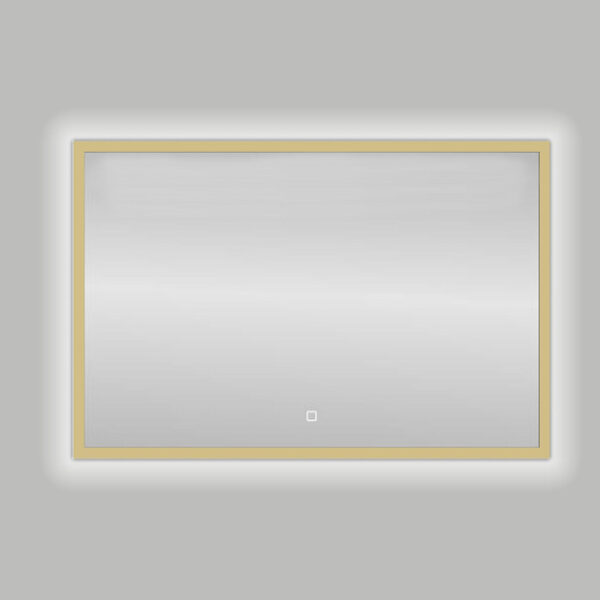 Best Design Nancy Isola LED spiegel 80x60cm aluminium mat goud 4010370