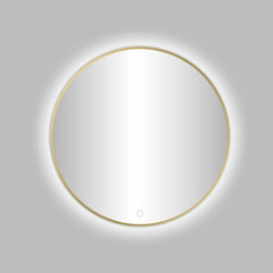 Best Design Nancy Venetië ronde spiegel goud mat incl.led verlichting Ø 100 cm OUTLETSTORE 4009350