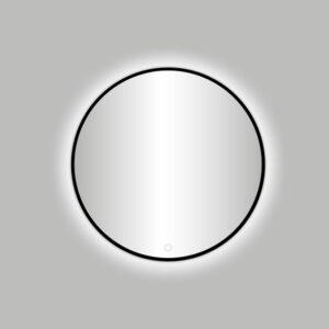 Best-Design Nero Venetië ronde spiegel zwart incl.led verlichting Ø 80 cm 4007950