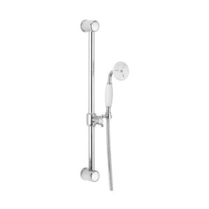 Crosswater Belgravia glijstangset 60cm met handdouche en doucheslang chroom BELPACKAGE1