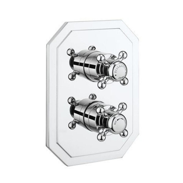 crosswater belgravia inbouw douchekraaan thermostatisch zonder inbouwdeel 2 functies chroom sw487089