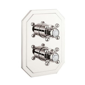 Crosswater Belgravia inbouw douchekraaan thermostatisch zonder inbouwdeel 2 functies nikkel HGCB1500LBPN