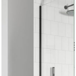 crosswater gallery muurprofiel 200cm voor 10mm glas mat zwart sw700811