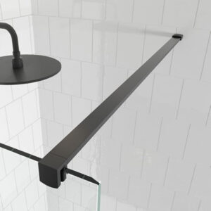 Crosswater Gallery - Stabilisatiestang - 120cm - wandarm - voor 10mm glas - zwart mat GRBRACEMB