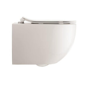 Crosswater Glide II Wandtoilet - 36.5x51x34.5cm - spoelrandloos - zonder zitting- glans wit GL6116CW