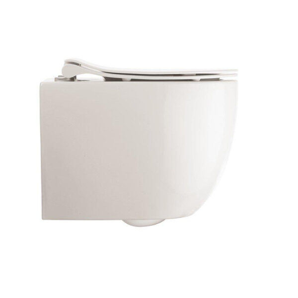 Crosswater Glide II Wandtoilet - 37x46x32.5cm - spoelrandloos - zonder zitting - glans wit GL6115CW