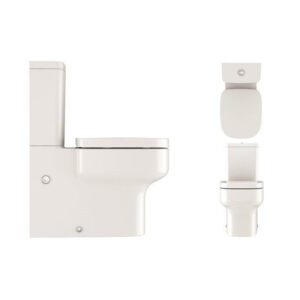 Crosswater Kai toiletzitting met softclose en dunne rand wit KL6305W