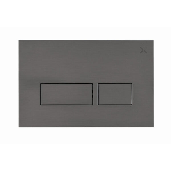 Crosswater MPRO bedieningsplaat - 23.6x15.2cm - slate (gun metal) PROFLUSHT