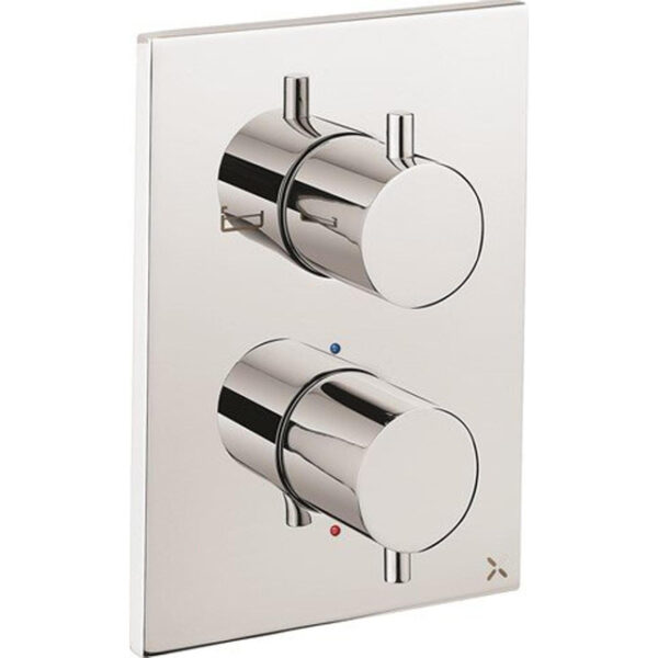 crosswater mpro crossbox badkraan inbouw thermostatisch chroom sw451363