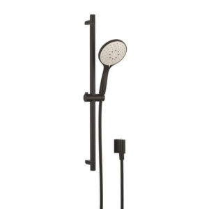 Crosswater MPRO Glijstangset - 70cm - handdouche rond 3 standen - zwart mat sw385359/sw385428/sw385429/sw385430/