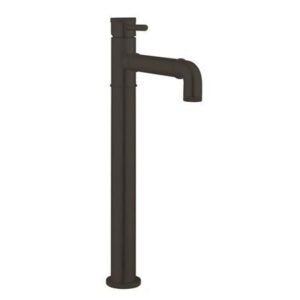 crosswater mpro wastafelkraan 35cm hoog zonder waste carbon black sw487380