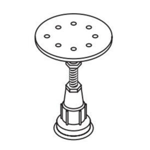 Crosswater Verhogingsset - 8-potige - voor Vito & Creo Douchebakken TRAY25MMLEGSET8