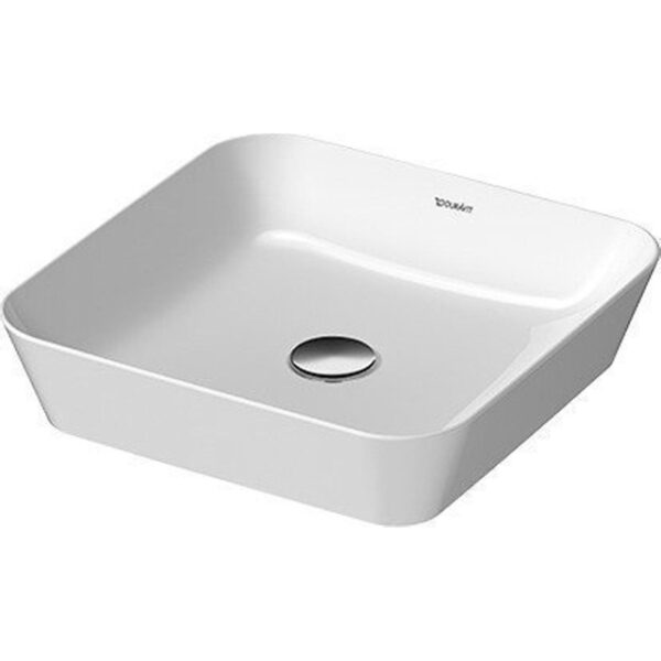 Duravit Cape Cod waskom vierkant zonder kraangat zonder overloop 43x43cm wit 2340430000