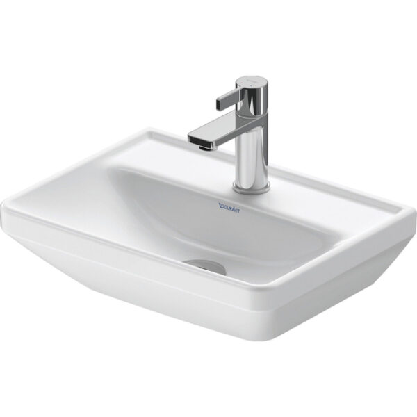 duravit d neo fonteinbak 45x33.5x13cm 1 kraangat rechthoek keramiek wit sw640444