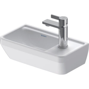 duravit d neo fonteinbak met wondergliss 40x22x14cm 1 kraangat rechthoek keramiek wit sw640443