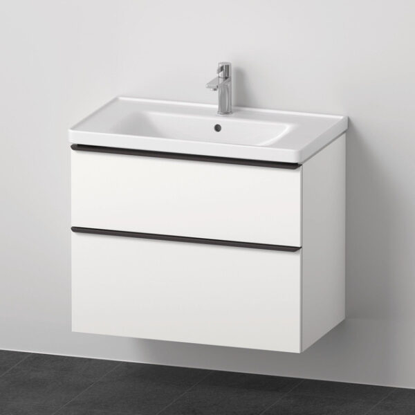 duravit d neo meubelset m. wastafelonderbouwkast m. 2 laden m. softclose 80x20x48cm incl. wastafel wit mat sw641935