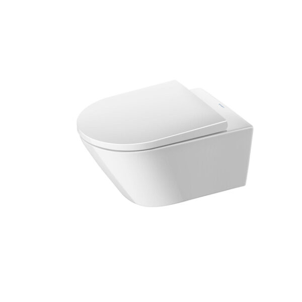 duravit d neo wandtoilet met zitting 37x54x40cm wit hoogglans sw544305