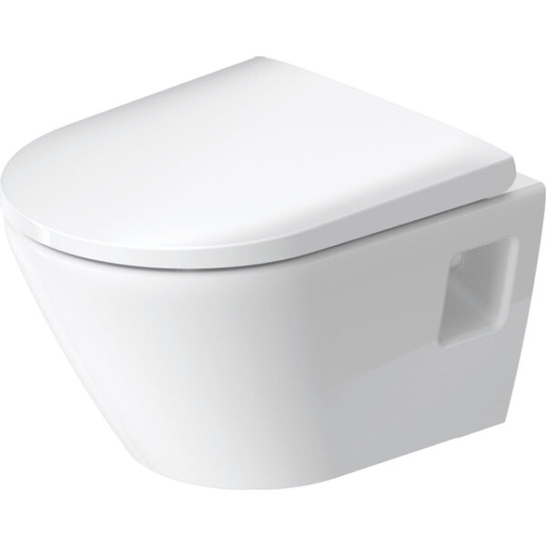 duravit d neo wandtoilet zonder zitting 37x48x40cm wit hoogglans sw640427