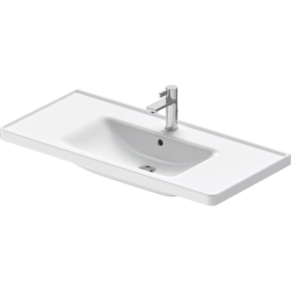 duravit d neo wastafel 100.5x48x17cm 1 kraangat rechthoek keramiek wit sw640384