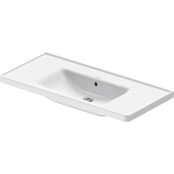 duravit d neo wastafel 100.5x48x17cm 1 kraangat rechthoek keramiek wit sw640538