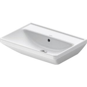 duravit d neo wastafel 60x44x16.5cm zonder kraangat rechthoek keramiek wit sw640415