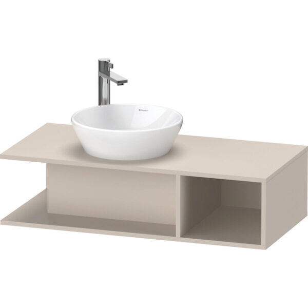 Duravit D-Neo wastafelonderkast 100x26x48cm Taupe Mat de491909191