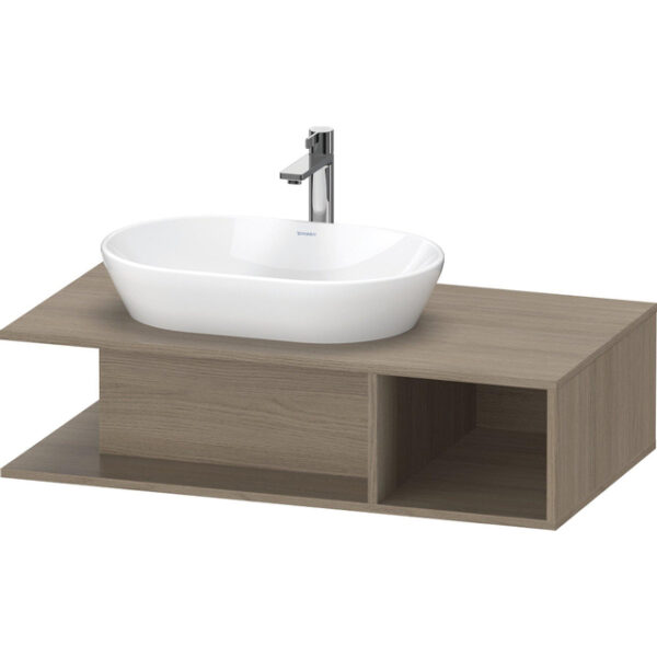 duravit d neo wastafelonderkast 100x26x55cm eiken terra mat sw641266