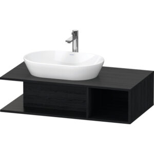 Duravit D-Neo wastafelonderkast 100x26x55cm Eiken (zwart) Mat de492901616