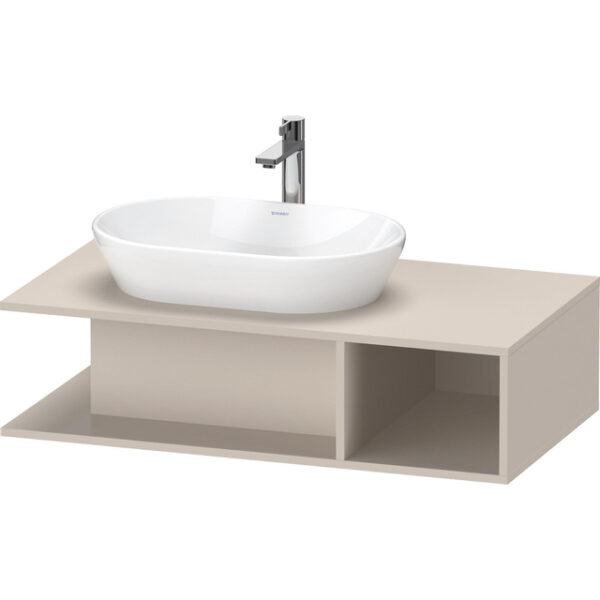 Duravit D-Neo wastafelonderkast 100x26x55cm Taupe Mat de492909191