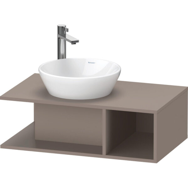 duravit d neo wastafelonderkast 80x26x48cm basalt mat sw641063