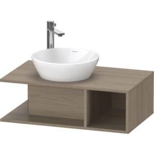 duravit d neo wastafelonderkast 80x26x48cm eiken terra mat sw641047