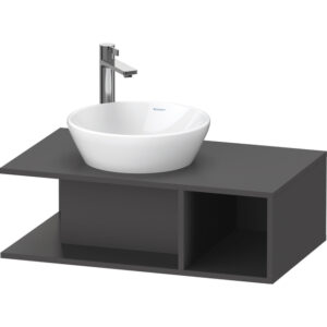 duravit d neo wastafelonderkast 80x26x48cm grafiet mat sw641441