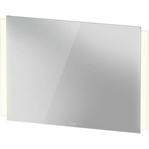 Duravit Ketho 2 spiegel - 100x70cm - met verlichting LED verticaal - met spiegelverwarming - wit mat K27073000000100