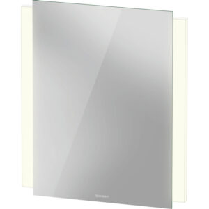 Duravit Ketho 2 spiegel - 60x70cm - met verlichting LED verticaal - met spiegelverwarming - wit mat K27071000000100