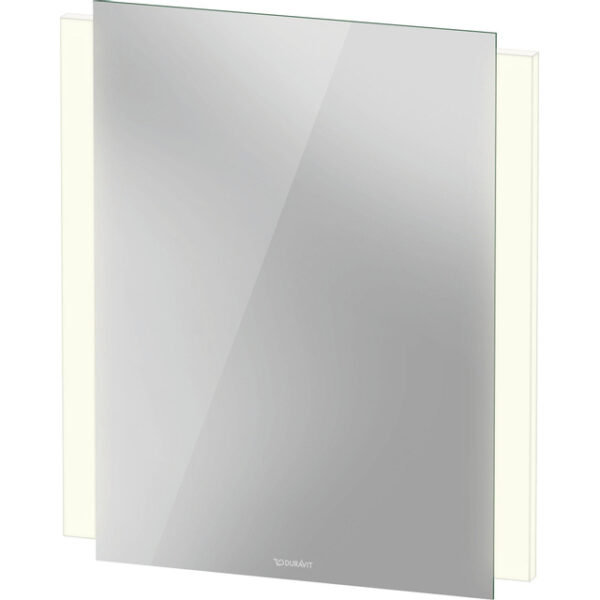 duravit ketho 2 spiegel 60x70cm met verlichting led verticaal met spiegelverwarming wit mat sw772638