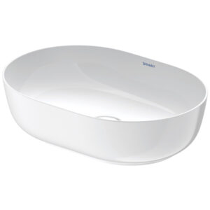 duravit luv opzetwastafel 50x35cm ovaal zonder kraangat zonder overloop wit wit sw472316