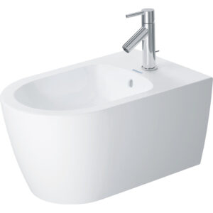 Duravit ME by Starck wandbidet 37x57cm met kraangat met overloop mat wit 2288153200