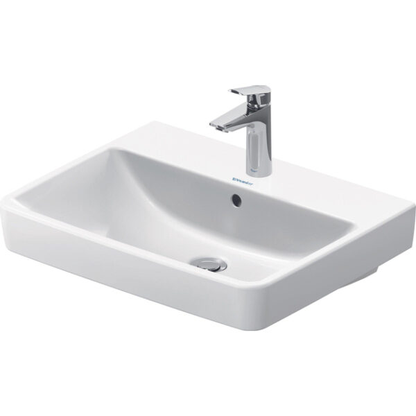 duravit no.1 wastafel 60x46x17.3cm hoogglans wit sw723752